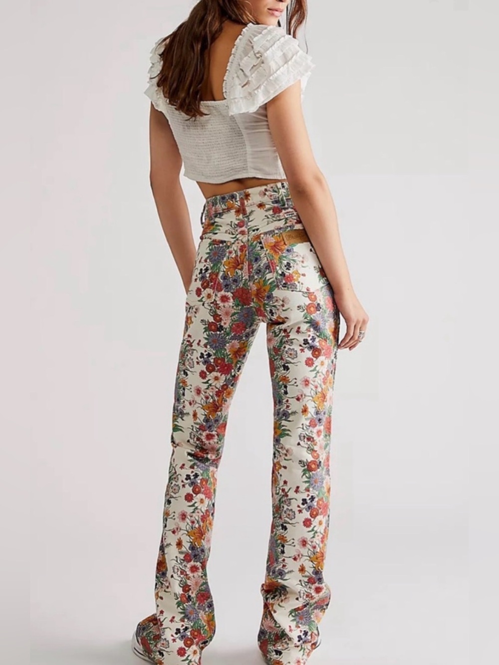 Wrangler Westward 626 High Rise Bootcut Floral Jeans NWT 30/32